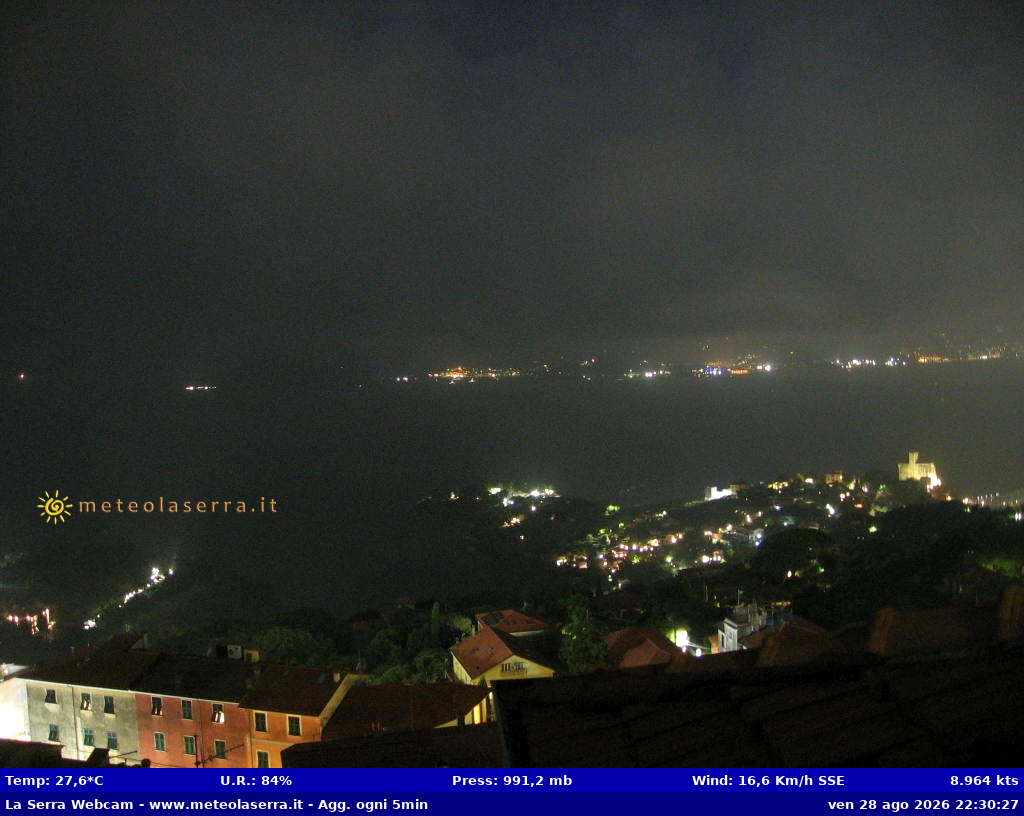 Webcam La Serra di Lerici, Lerici